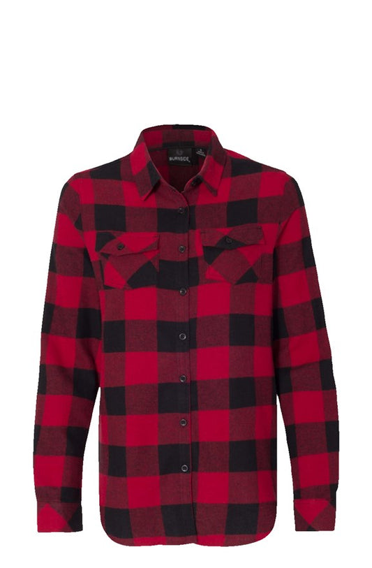 Womens Long Sleeve Hunting Flannel